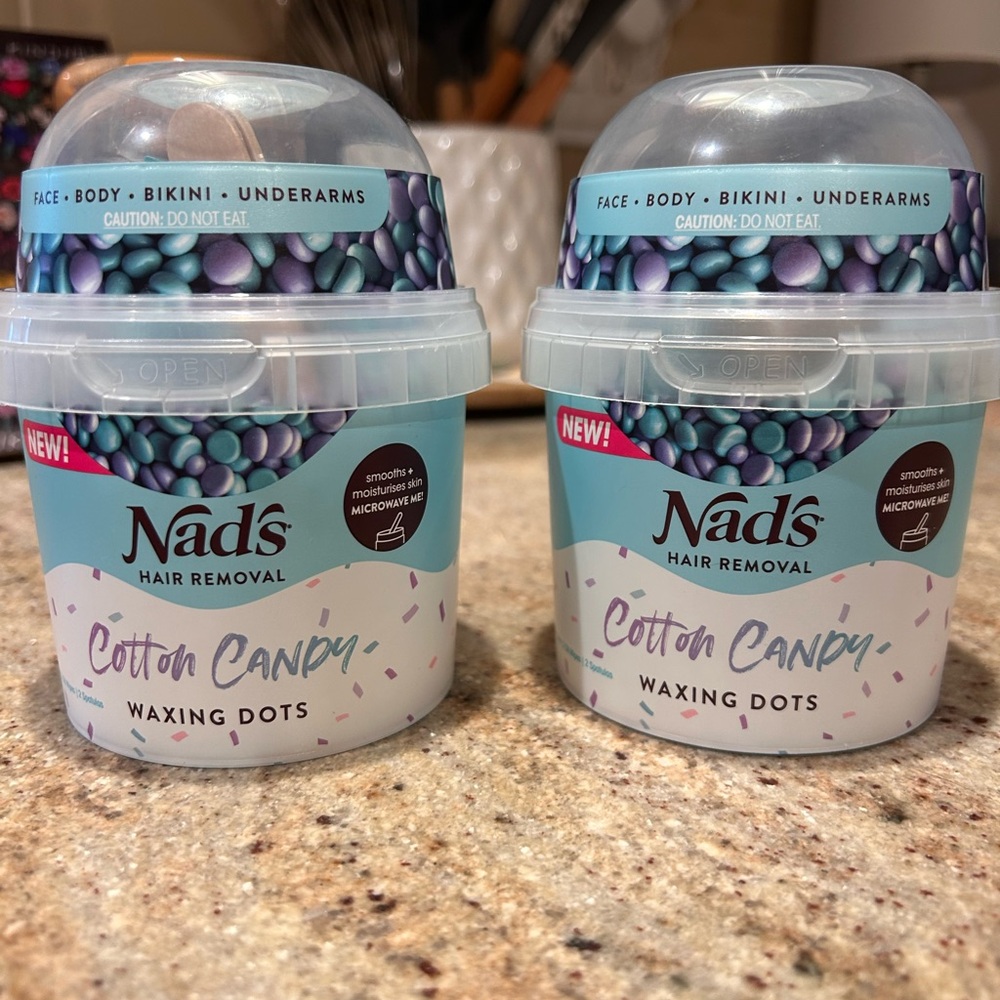 NWT Nad’s Microwavable Waxing Dots for Hair Removal 2 Kits